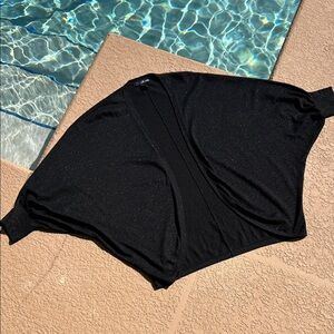 Willi Smith Dolman Shrug - Black Sparkle M/L